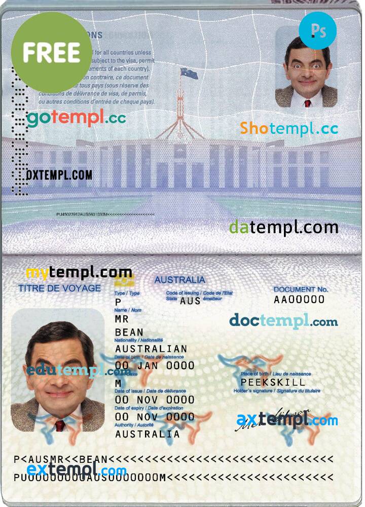 travel document photo size