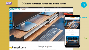 modern desks completely ready online store WooCommerce hosted and products uploaded 30