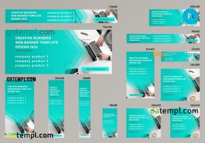 # innovatic editable banner template set of 13 PSD