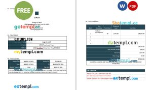 USA Western Alliance Bank visa card template in PSD format
