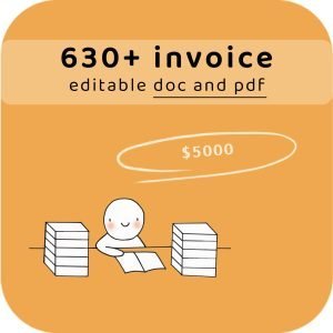 all 630+ invoice templates in one archive – with takeaway price