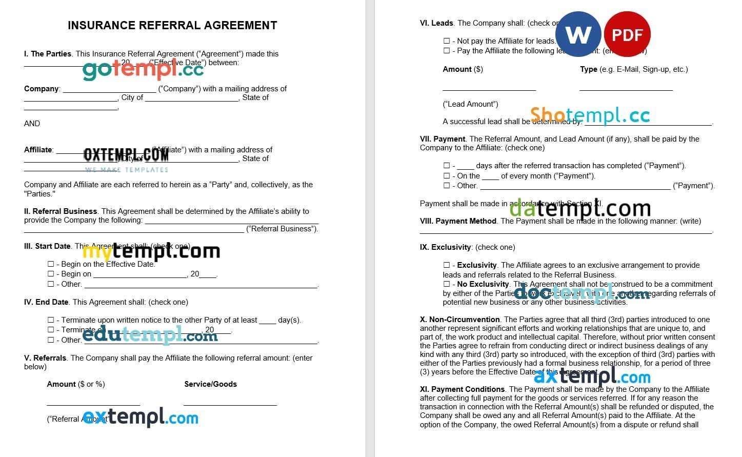 Kansas Standard Residential Lease Agreement Form word example, fully editable