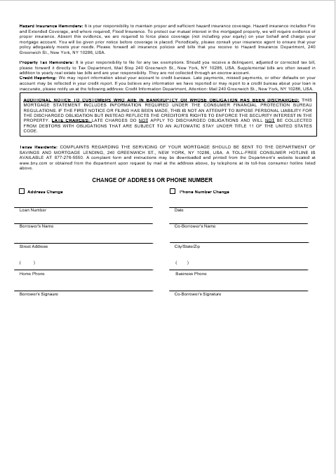 USA Bank of New York Mellon bank mortgage statement in Word and PDF formats - Image 2